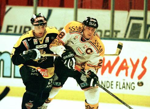Ishockey, Elitserien, AIK - Luleå. Roger Åkerström,