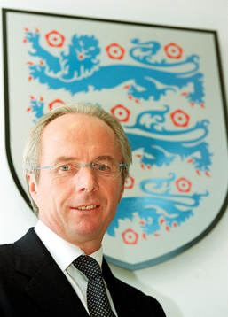 Fotboll, England, Sven-Göran Eriksson, förbundskapten
