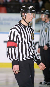 Huvuddomare Marcus Vinnerborg. (Domare)