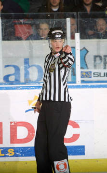 Huvuddomare Marcus Vinnerborg. (Domare, Utvisning)
