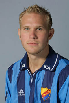 Fotboll, Allsvenskan, Porträtt, Djurgården, Mikael Dorsin
