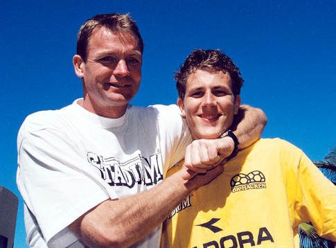 Torbjörn Nilsson och Tobias Hysén