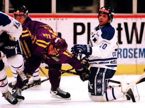 Sergei Fokin, Färjestad och Anders Carlsson, Leksand.
