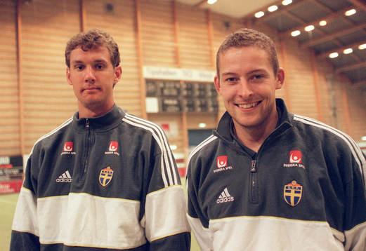 Andreas Isaksson och Daniel Andersson, målvakter Sverige