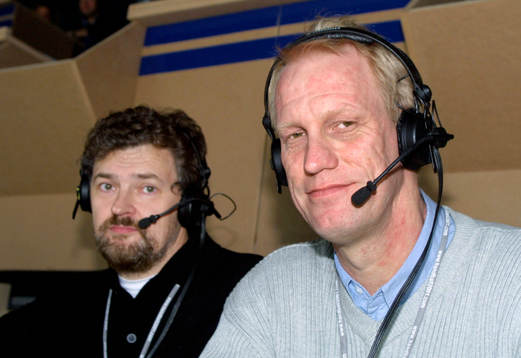 Paul Zyra och Mats Olsson, Kommentatorer Sverige Radio