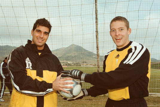 Dime Jankulovski och Daniel Andersson, AIK