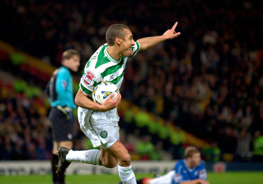 Henrik Larsson, Celtic (Jubel)