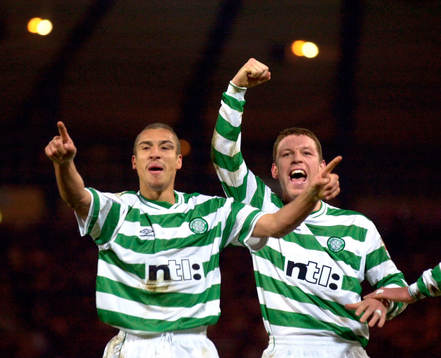 Henrik Larsson, Celtic (Jubel)