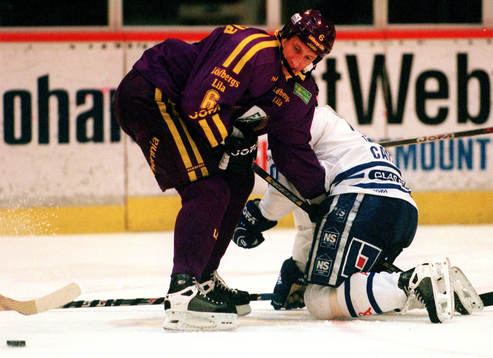 Sergei Fokin, Färjestad och Anders Carlsson, Leksand.