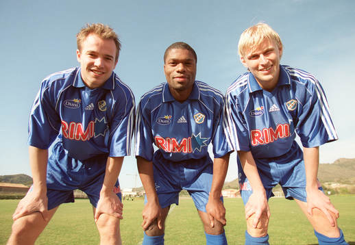 Christian Lundström, Samuel Wowoa och Per Johansson,