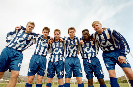 Fr.v. Fredrik Karlsson, Sebastian Johansson, Jonas Lundén,