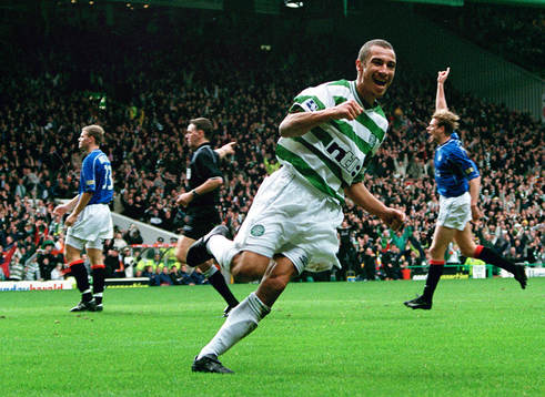 Henrik Larsson, Celtic jublar. (Jubel)