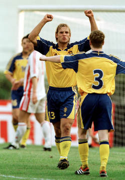Martin Åslund, Sverige jublar. (Jubel)