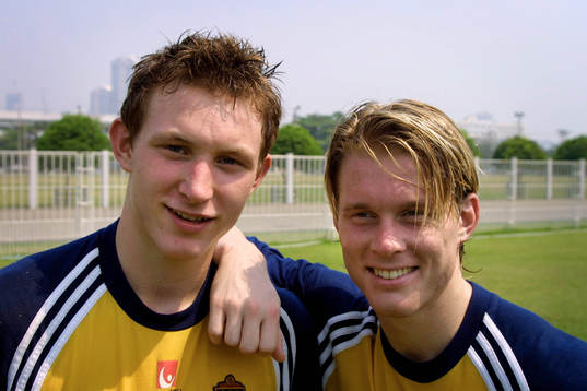 Kim Källström och Fredrik Berglund, Sverige