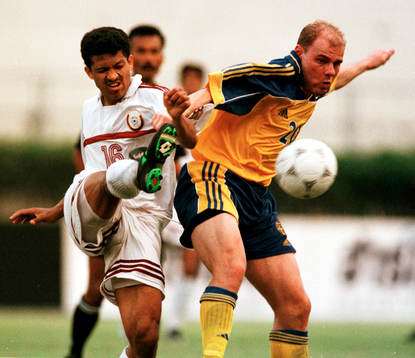 Magnus Svensson, Sverige och Mohd Golam, Qatar
