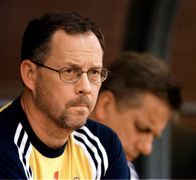 Lars Lagerbäck och Tommy Söderberg, förbundskaptener