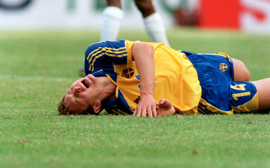 Kim Källström, Sverige. (Skada)