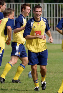Stefan Selakovic, Svante Samuelsson och Kim Källström,