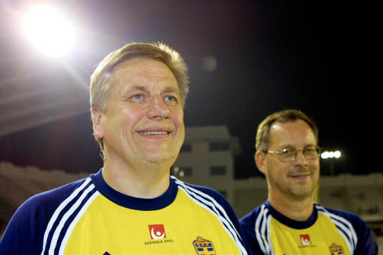 Kings Cup, Final, Sverige - Kina: Tommy Söderberg och Lars