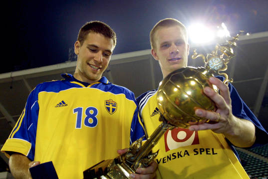 Kings Cup, Final, Sverige - Kina: Stefan Selakovic och