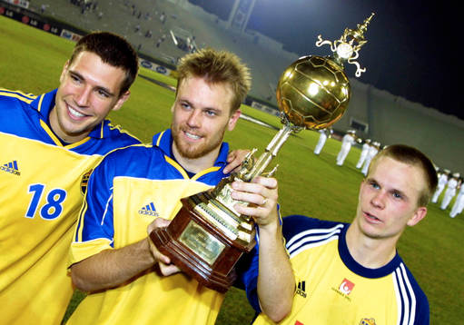 Kings Cup, Final, Sverige - Kina: Stefan Selakovic, Mattias
