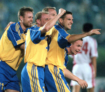 Sverige jublar