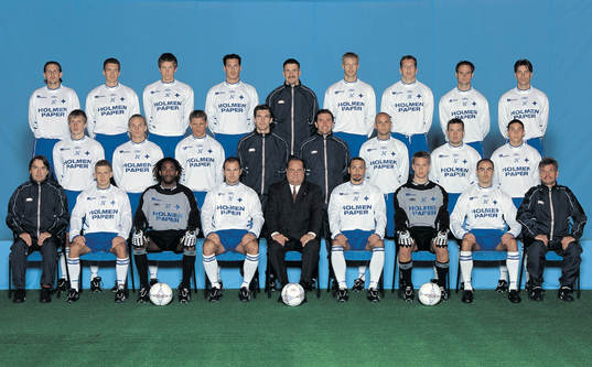 Fotboll, Allsvenskan, Lagbild Norrköping (IFK Norrköping)
