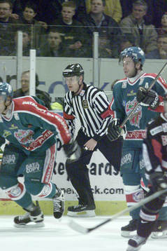 Marcus Vinnerborg, huvuddomare. (Domare)