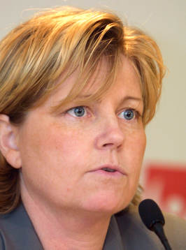 Marika Domanski Lyfors förbundskapten Sverige
