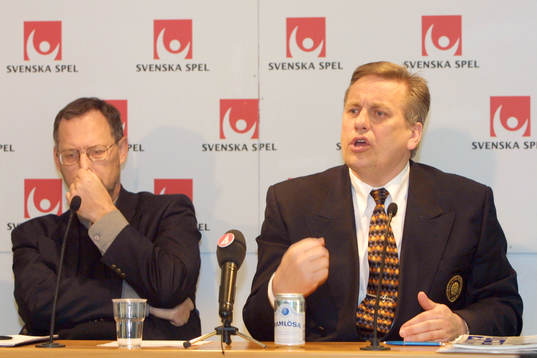 Lars Lagerbäck och Tommy Söderberg, förbundskaptener
