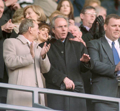 Tord Grip och Sven-Göran Eriksson, förbundskapten England