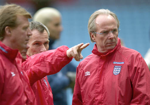 Steve McClaren, Peter Taylor och Sven-Göran Eriksson,