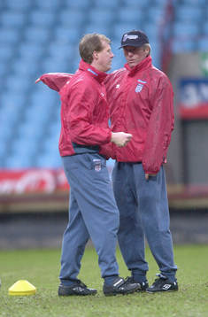 Steve McClaren och Sven-Göran Eriksson, förbundskapten