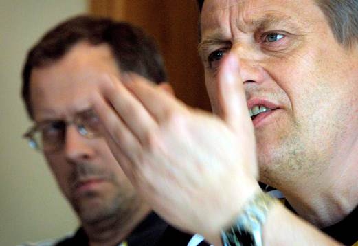 Tommy Söderberg och Lars Lagerbäck, förbundskaptener