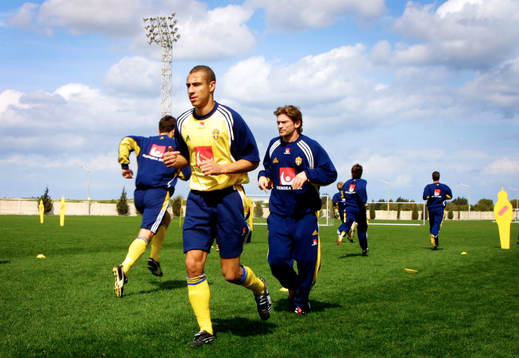 Henrik Larsson och Jesper Blomqvist, Sverige