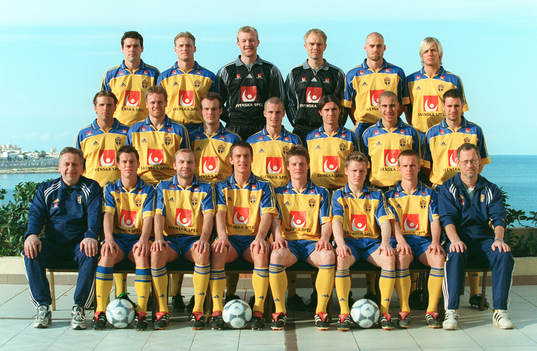 Fotboll, lagbild, landslaget, Sverige