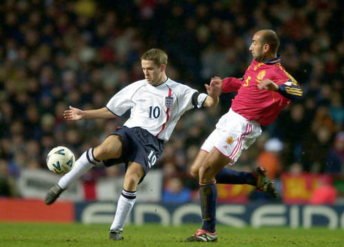Michael Owen, England och Aberlardo Fernandez, Spanien