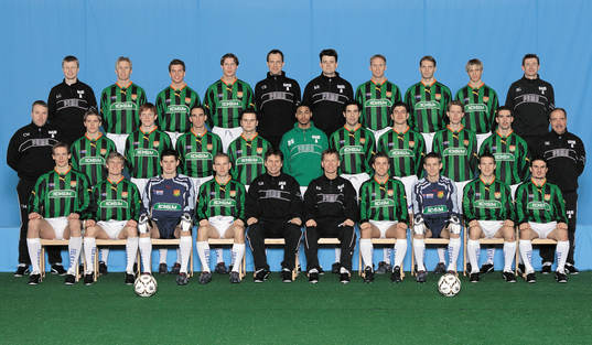 Fotboll, superettan, lagbild GAIS