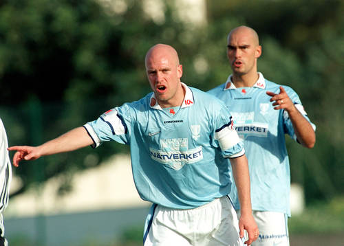 Olof Persson och Daniel Mastorovic ( i bakgrunden), Malmö