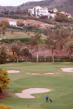 Översikt, Vy, Utsikt. (Golfbana, Golf)