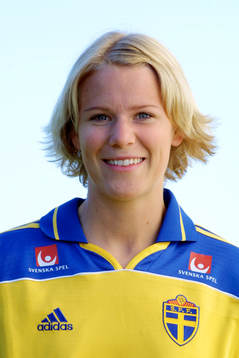 Fotboll, dam,  Anna Sjöström, Sverige