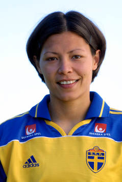 Fotboll, dam,  Jane Törnqvist, Sverige