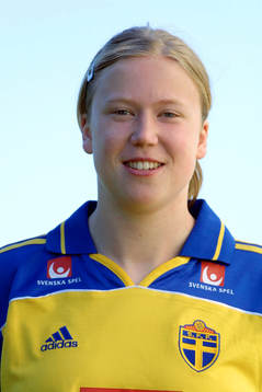Fotboll, dam,  Sara Larsson, Sverige