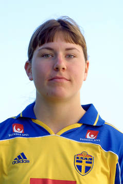 Fotboll, dam,  Marit Björstedt, Sverige