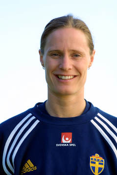 Fotboll, dam,  Cecilia Sandell, Sverige
