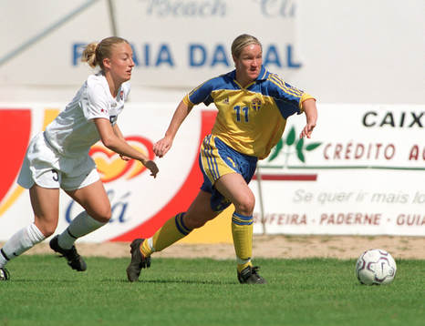 Victoria Svensson, Sverige och Ally Marquand, USA