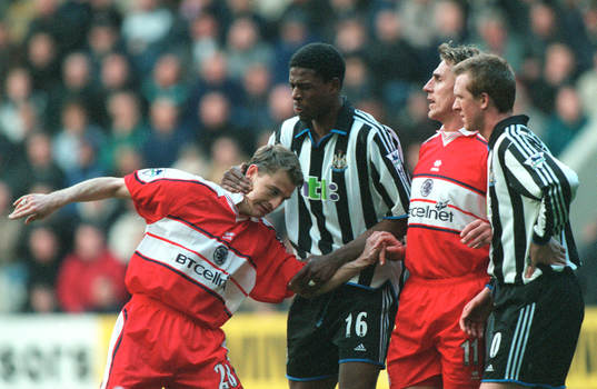 Fr v Colin Cooper, Middlesborugh, Carl Cort, Newcastle och