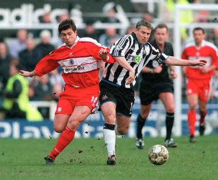 Paul Okon, Middlesbrough och Robert Lee, Newcastle