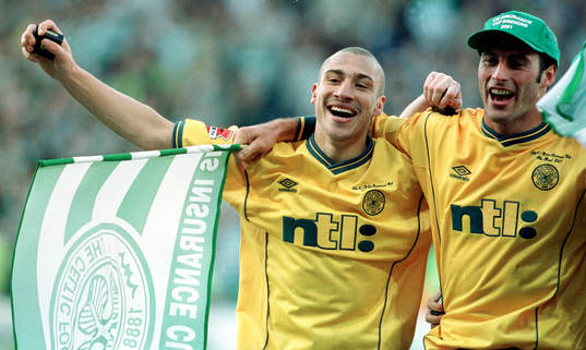 Henrik Larsson, Celtic jublar. (Jubel)