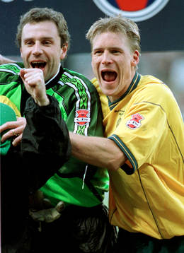 Johan Mjällby, Celtic jublar. (Jubel)